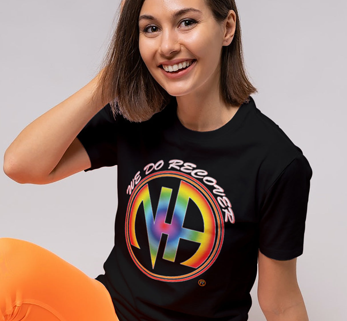 ldTs- We Do Recover Rainbow Women's Tee