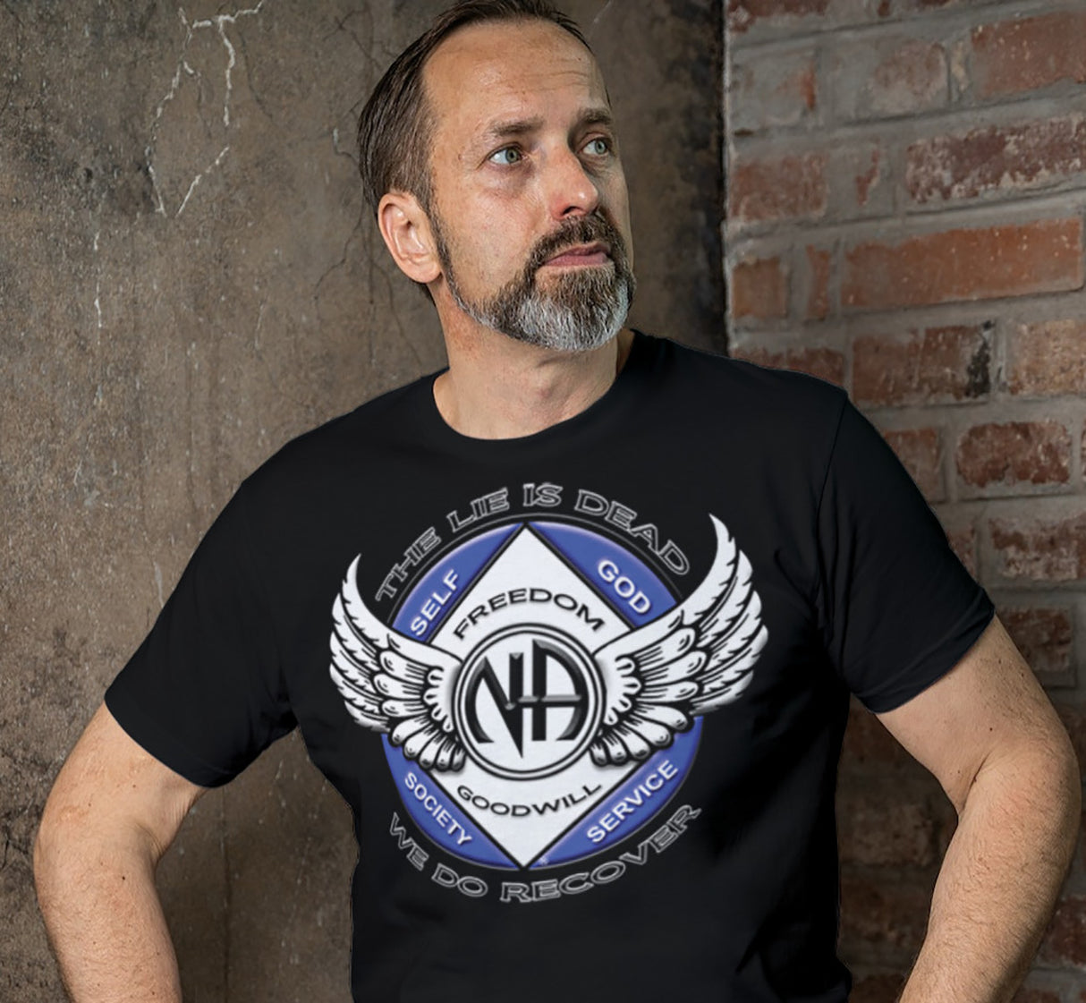 Winged NA Symbol SS/LS Tee