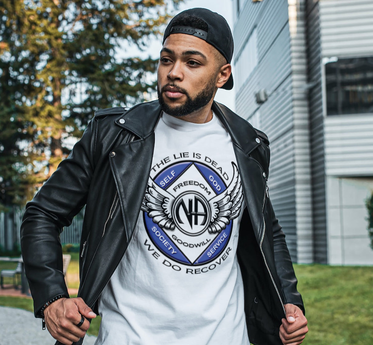 Winged NA Symbol SS/LS Tee