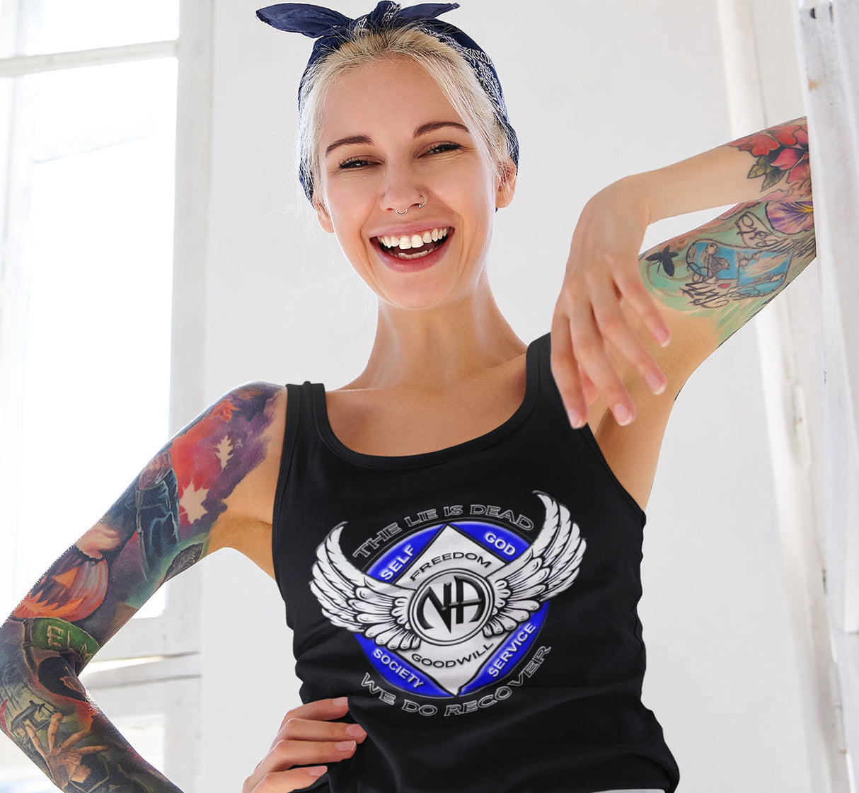 Winged Symbol NA Racerback Tank