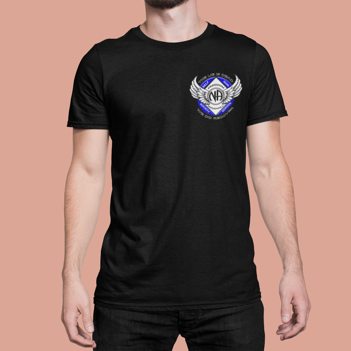 3" Winged NA Symbol Tee