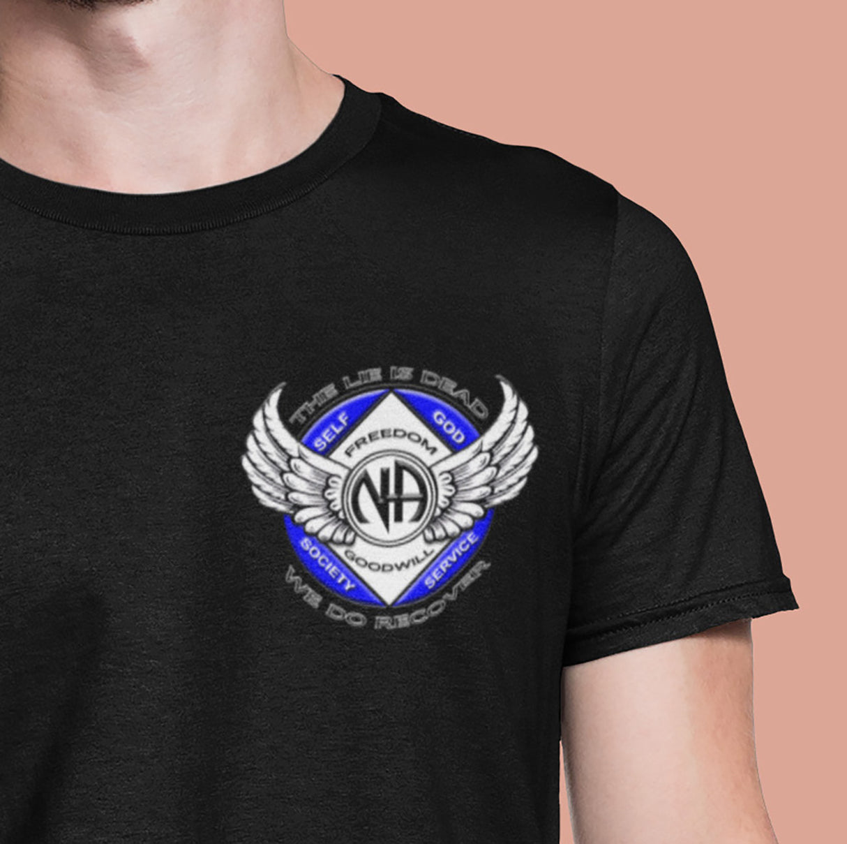 3" Winged NA Symbol Tee