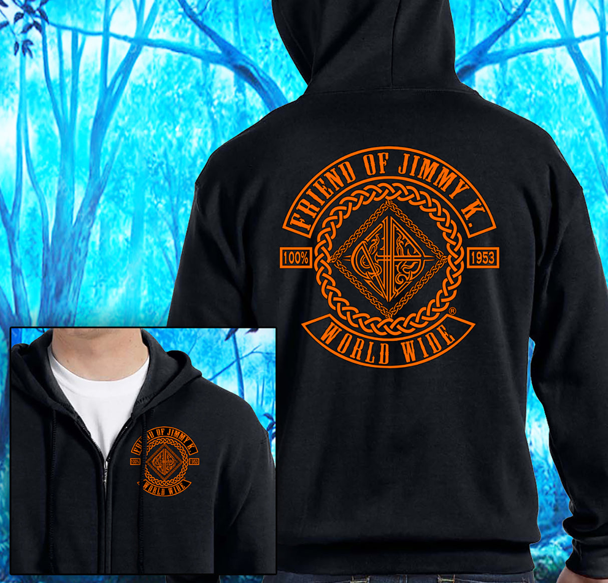 Friend Of Jimmy K Zip-Up Hoodie