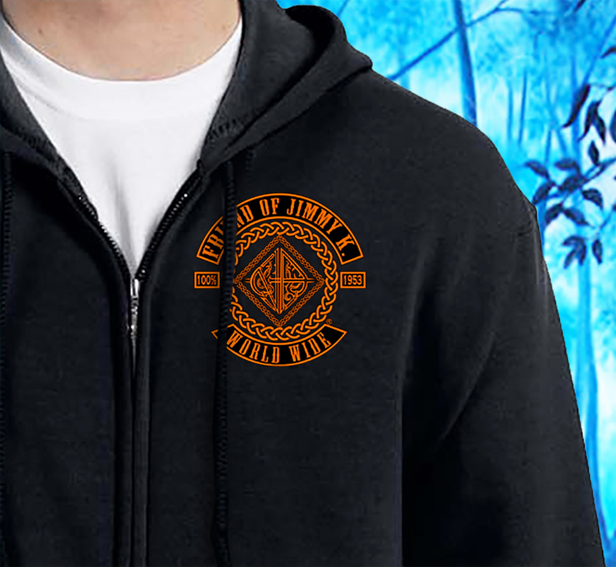 Friend Of Jimmy K Zip-Up Hoodie