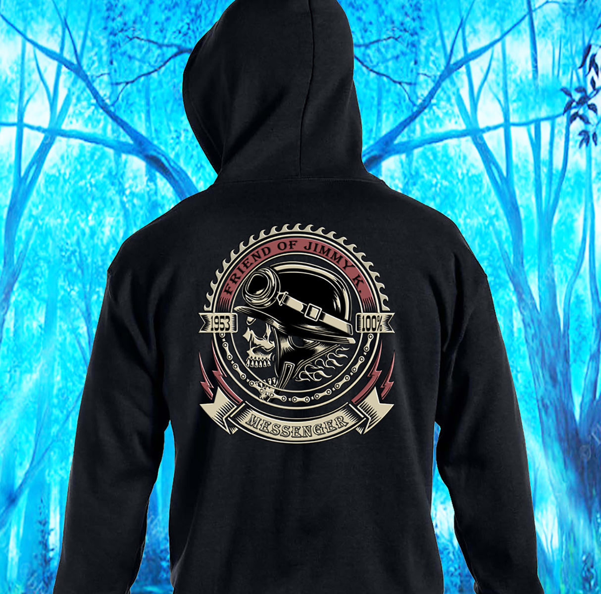 Jimmy K Messenger Zip-Up Hoodie