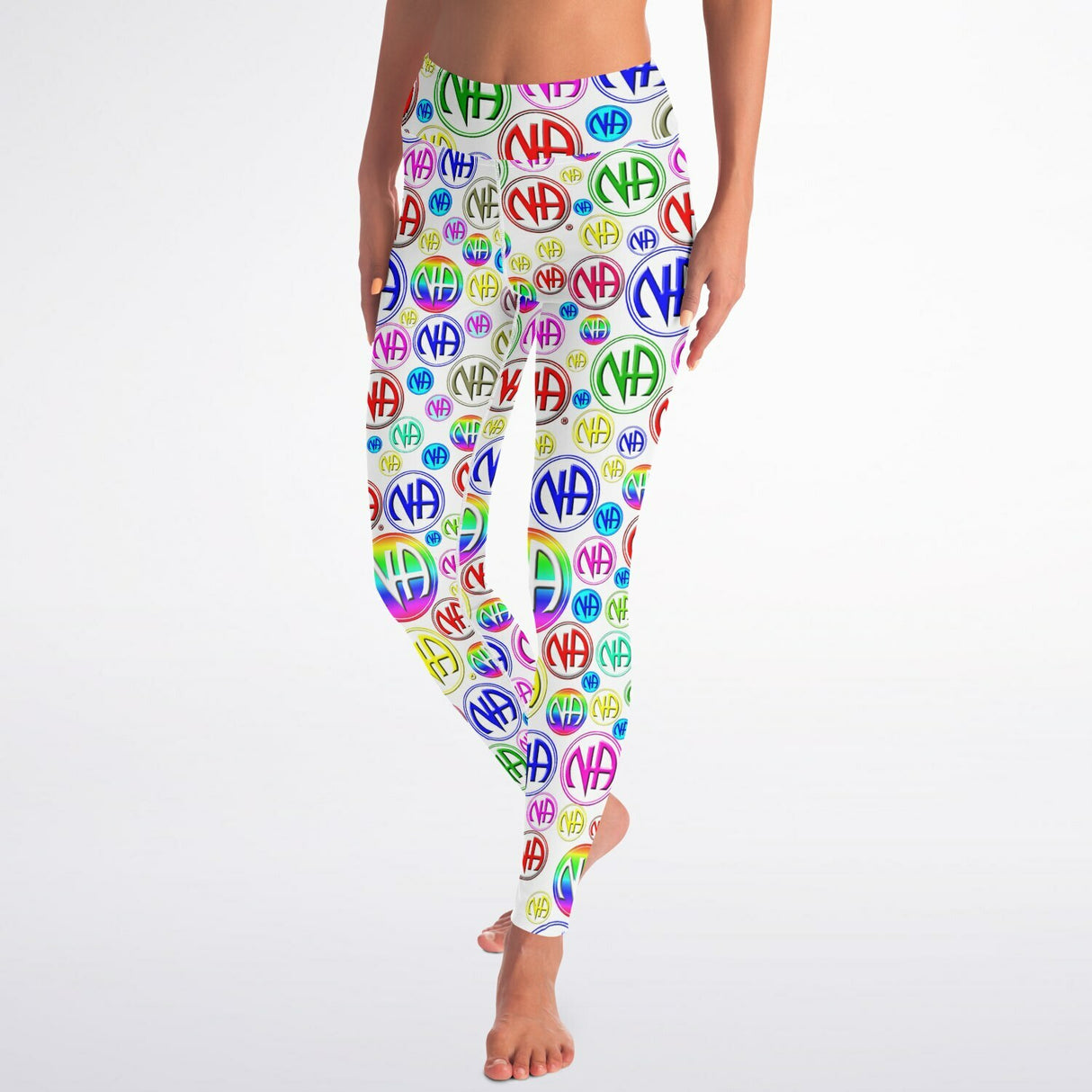 NA Symbols Yoga Leggings - AOP