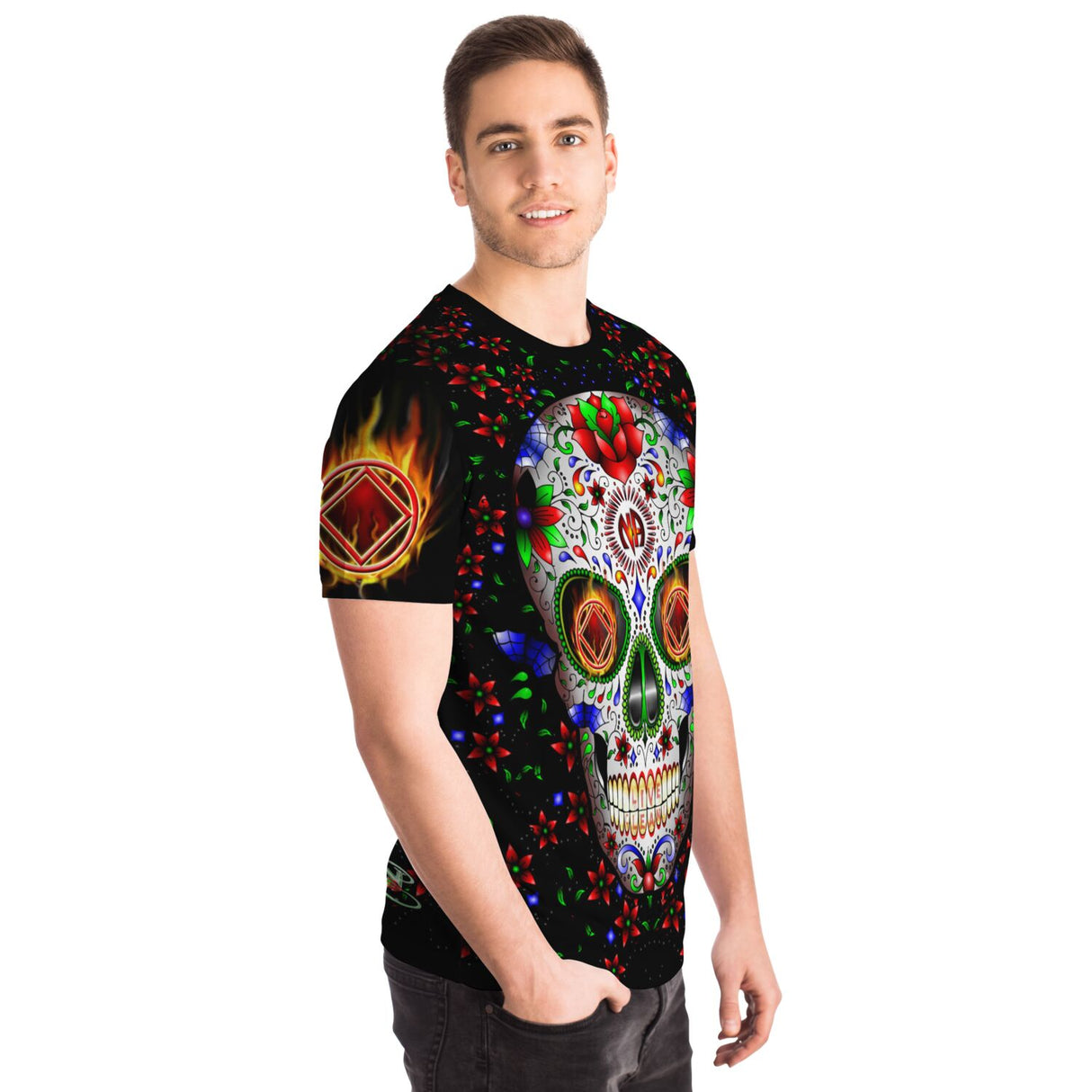 Sugar Skull 1 AOP T-shirts