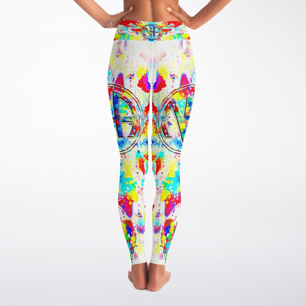 Splattered Yoga Leggings - AOP