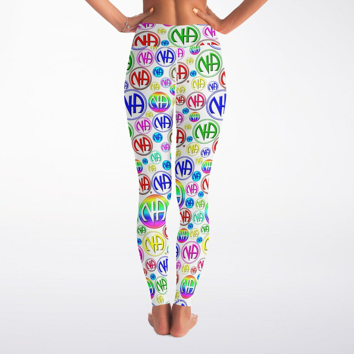 NA Symbols Yoga Leggings - AOP