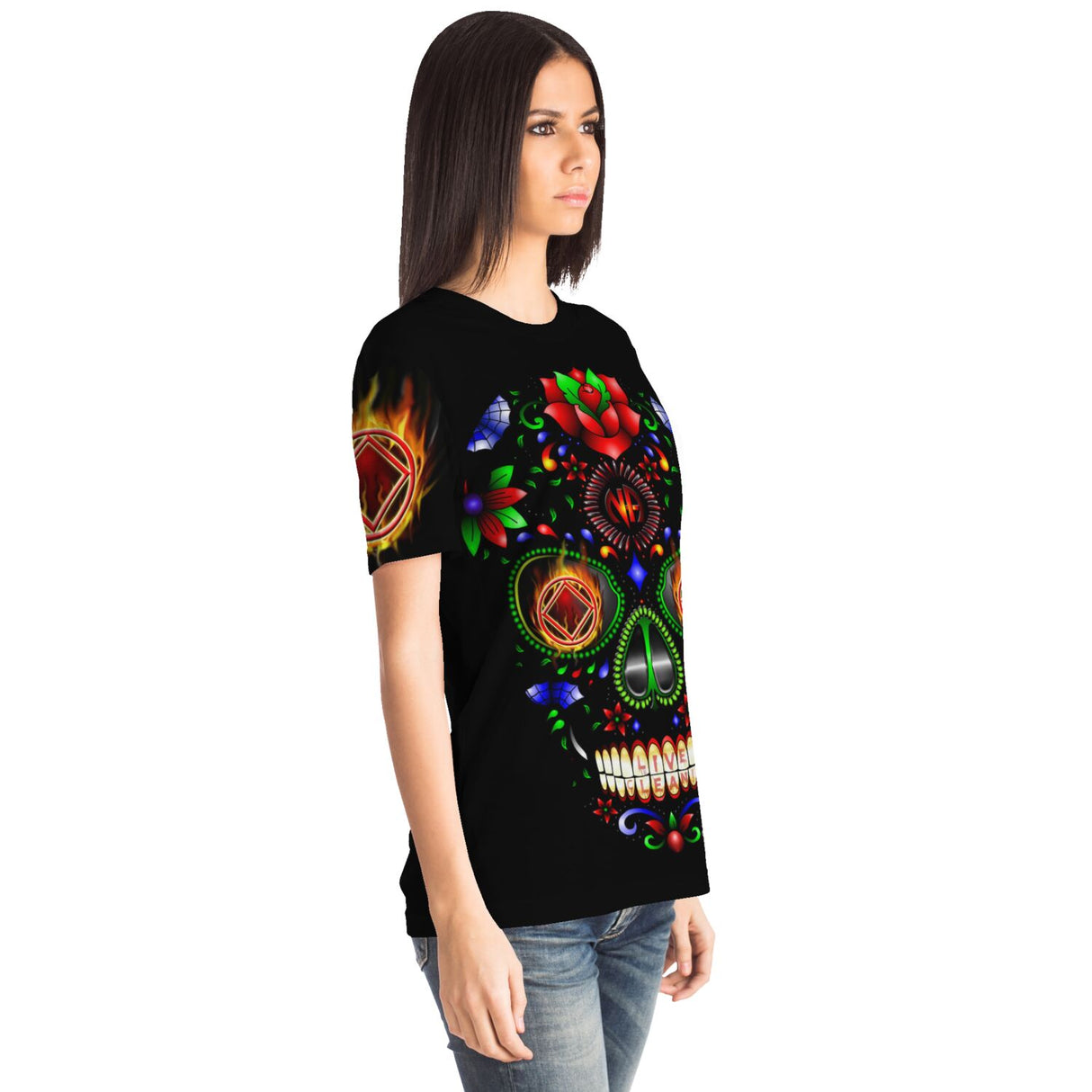 Sugar Skull 2 AOP T-shirts