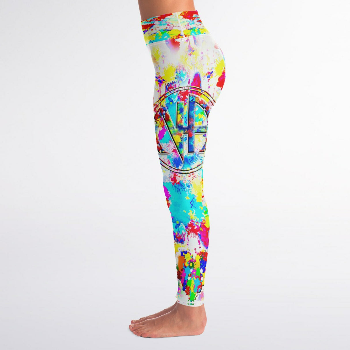 Splattered Yoga Leggings - AOP