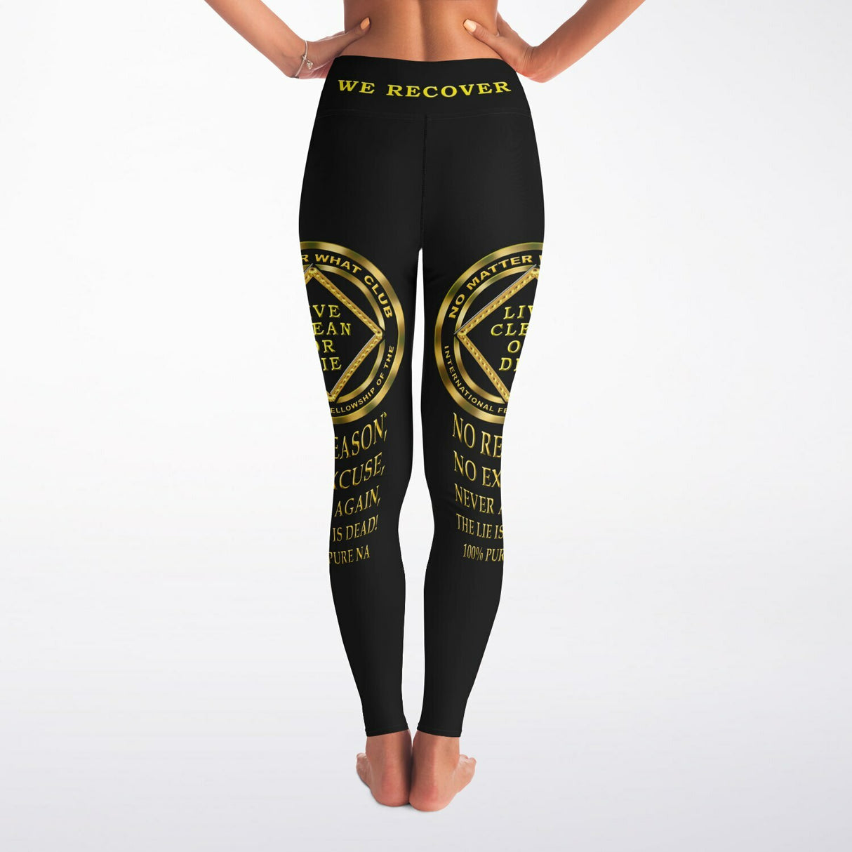 No Matter What Yoga Leggings - AOP