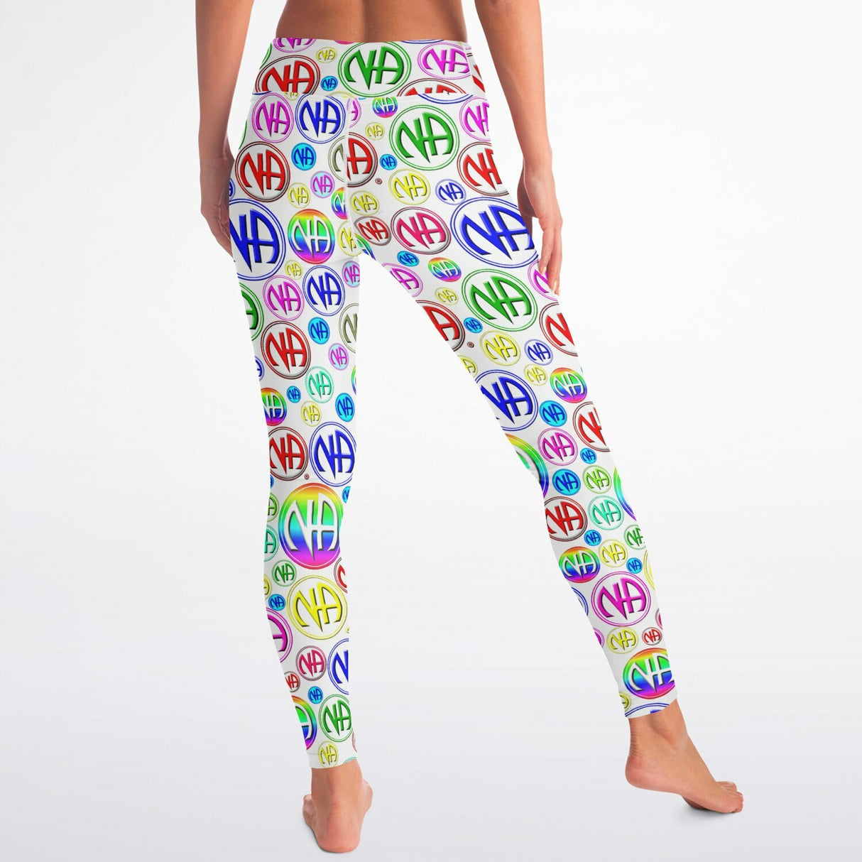 NA Symbols Yoga Leggings - AOP
