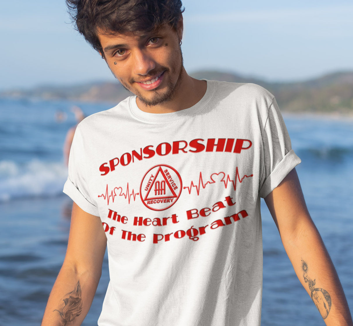 Sponsorship The Heart Beat AA dtg Tee