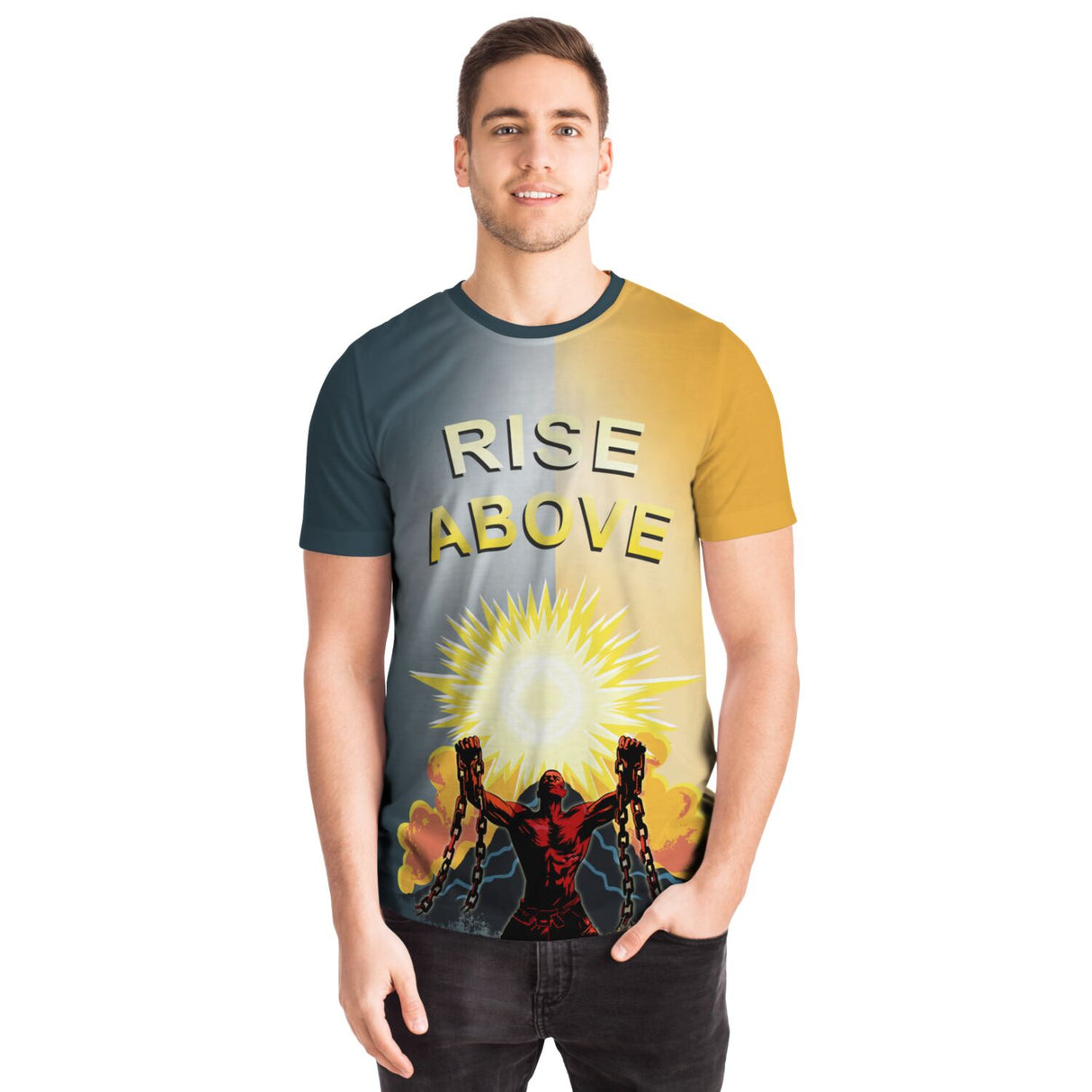 Rise Above AOP T-shirts