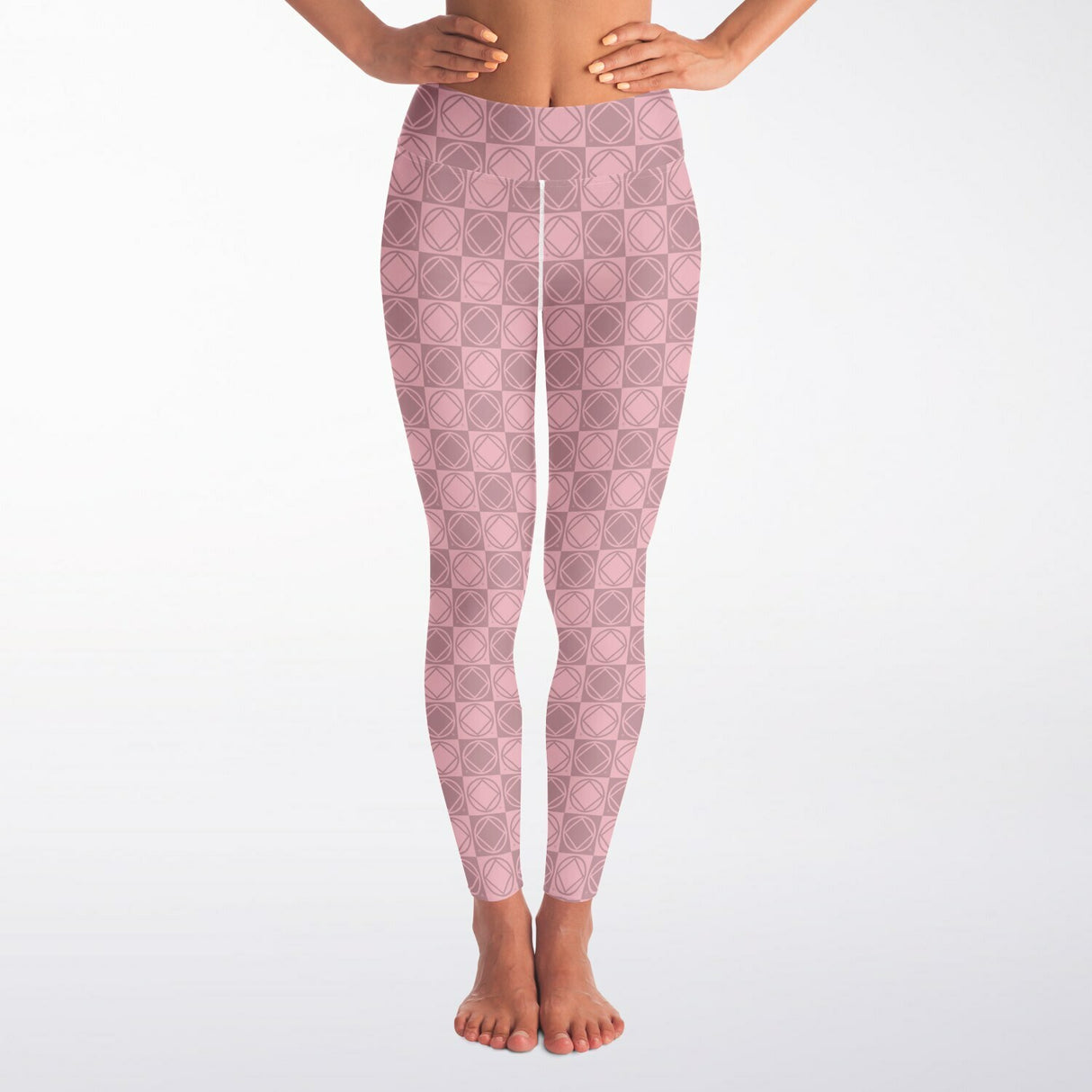 Pink Pandemonium Yoga Leggings - AOP