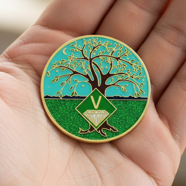 NA Recovery Medallion - Tree Of Life