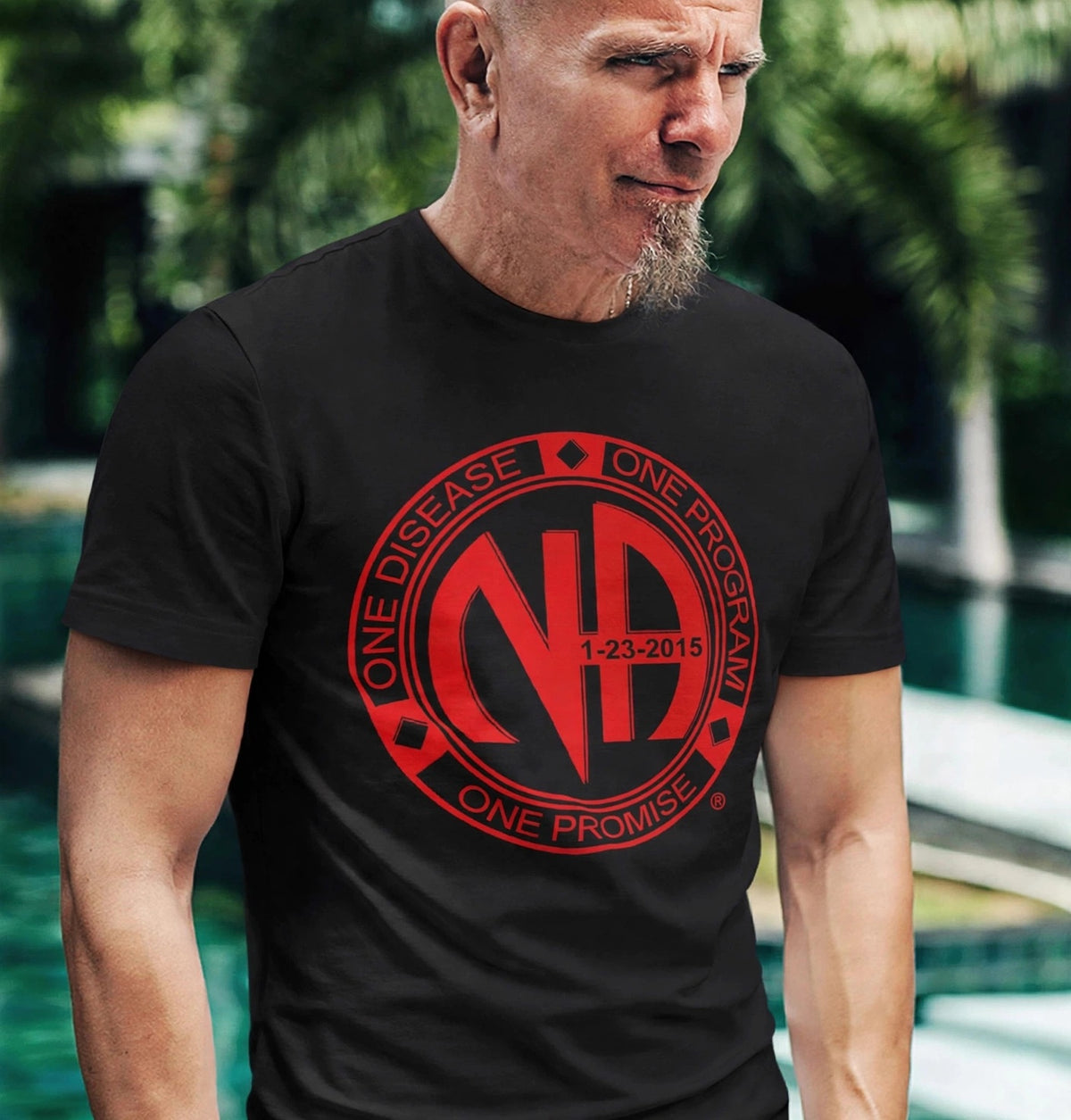 One Disease, One Program Red Custom Tee