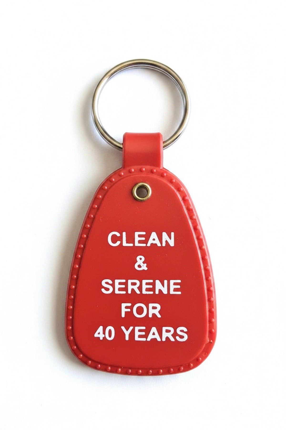 PKT- 40 YEARS - RED Key Tag