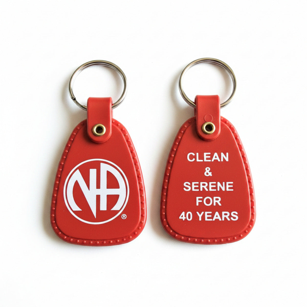 PKT- 40 YEARS - RED Key Tag