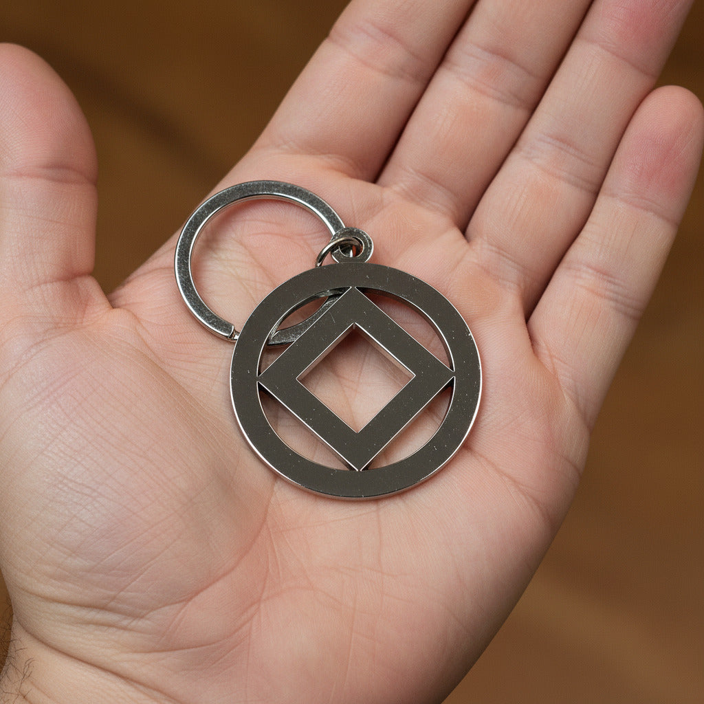mkt- Gold Service Symbol Key Chain