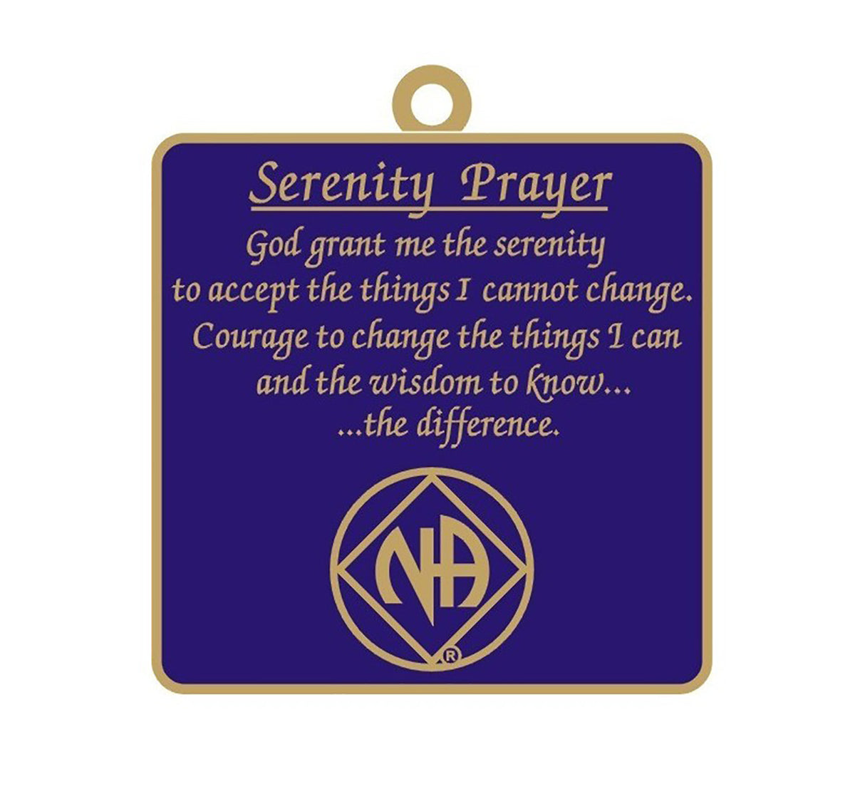 mkt- NA Serenity Prayer Key Chain