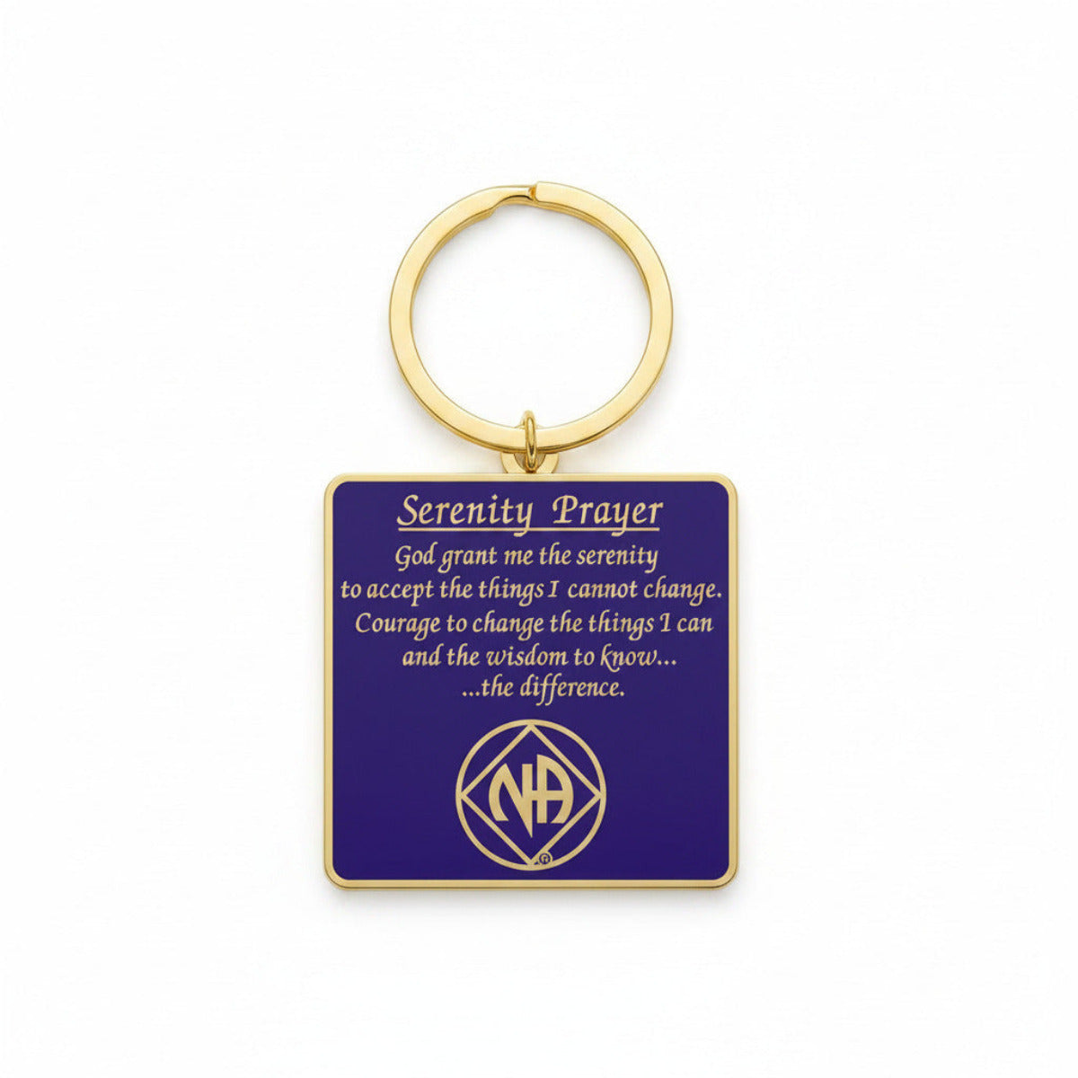 mkt- NA Serenity Prayer Key Chain