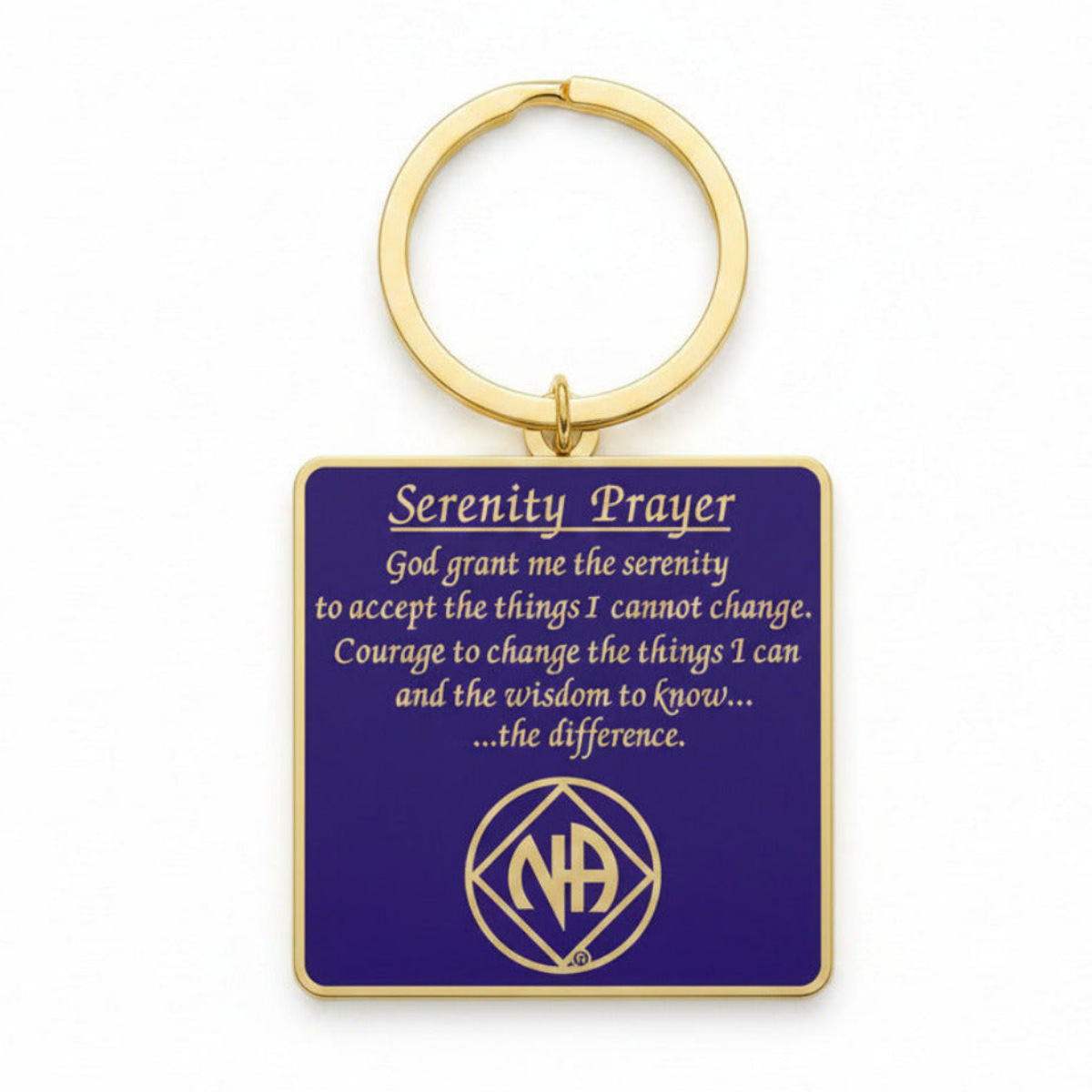 mkt- NA Serenity Prayer Key Chain