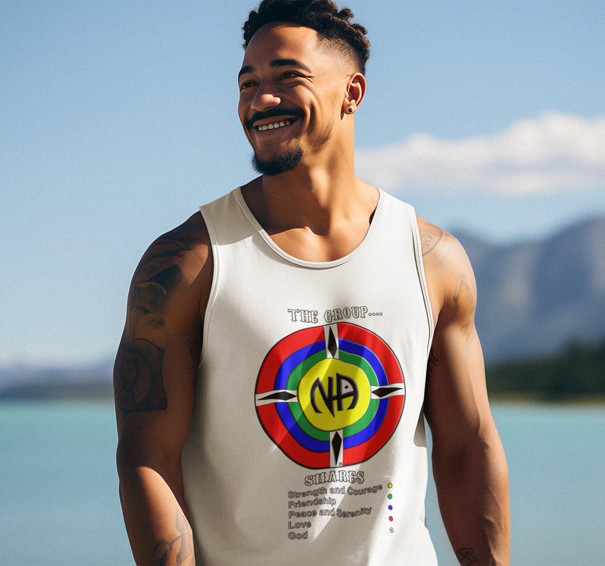 The Group Shares NA dtg Tank Top