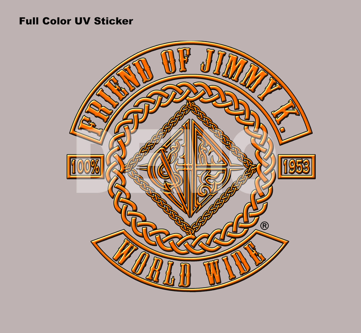 Friend Of Jimmy K - UV-Sticker