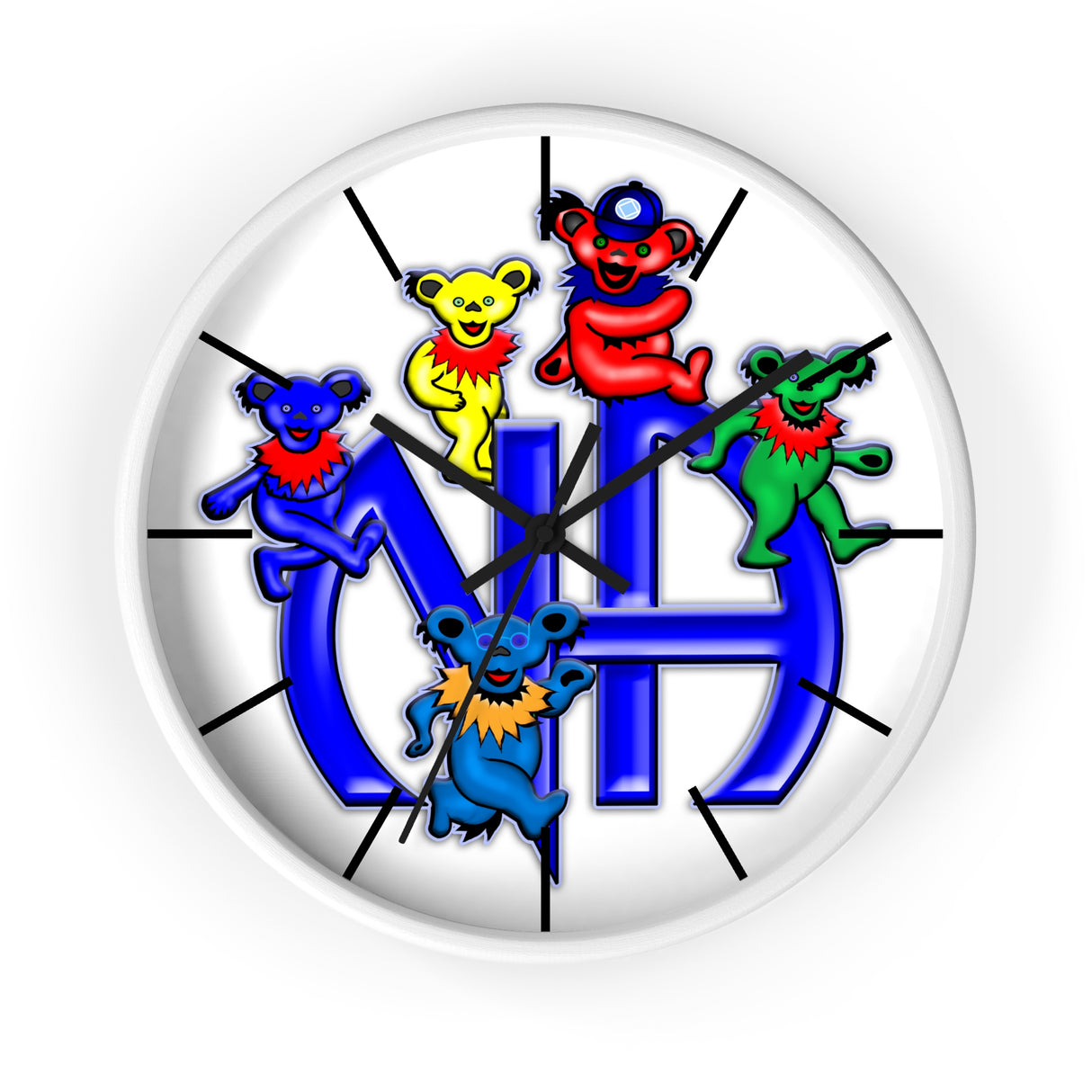 I'm Not Dead Logo Wall clock