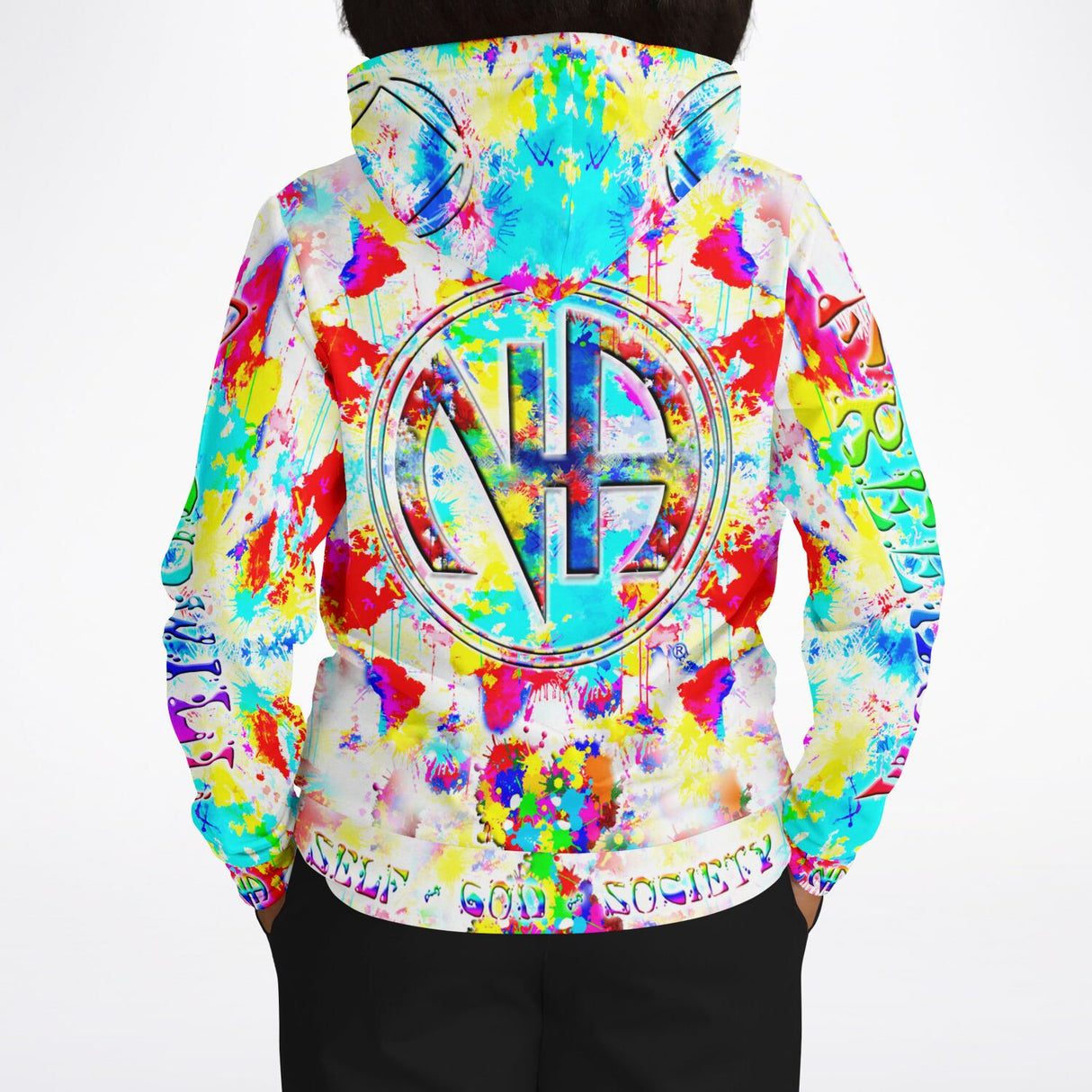 Splattered Symbol AOP Hoodie