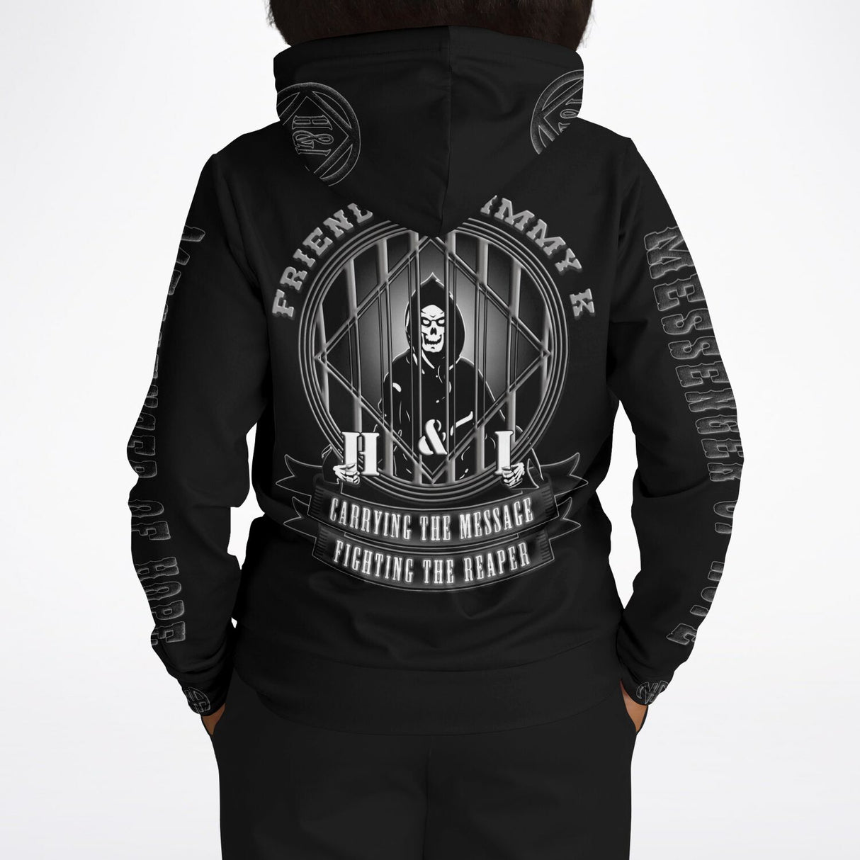 Fighting The Reaper AOP Hoodie