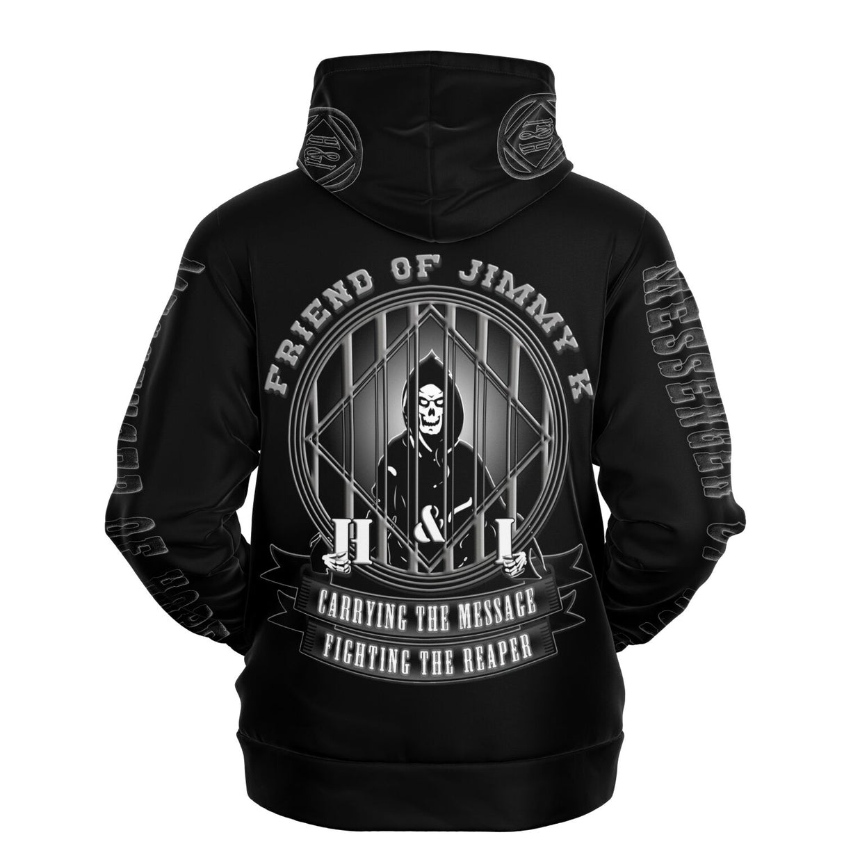 Fighting The Reaper AOP Hoodie