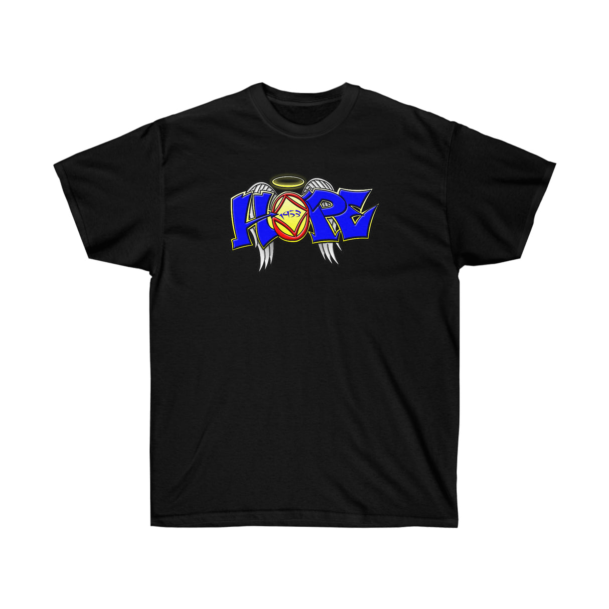 Hope Wings Graffiti Style dtg Tee