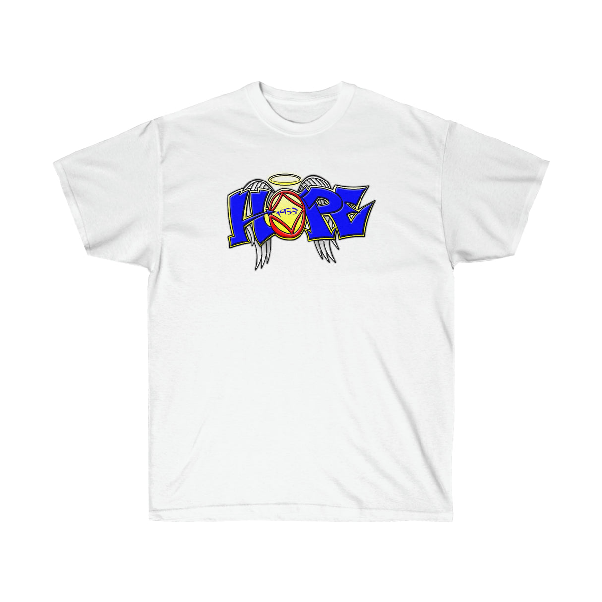 Hope Wings Graffiti Style dtg Tee