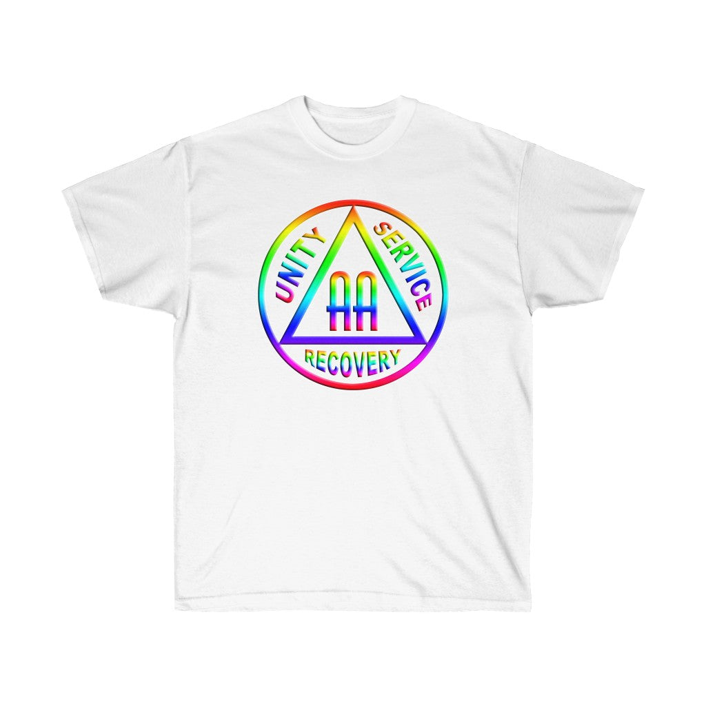 Double AA Rainbow Symbol AA dtg Tee