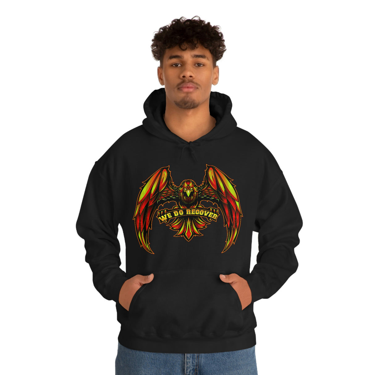 We Do Recover Eagle dtg Hoodie