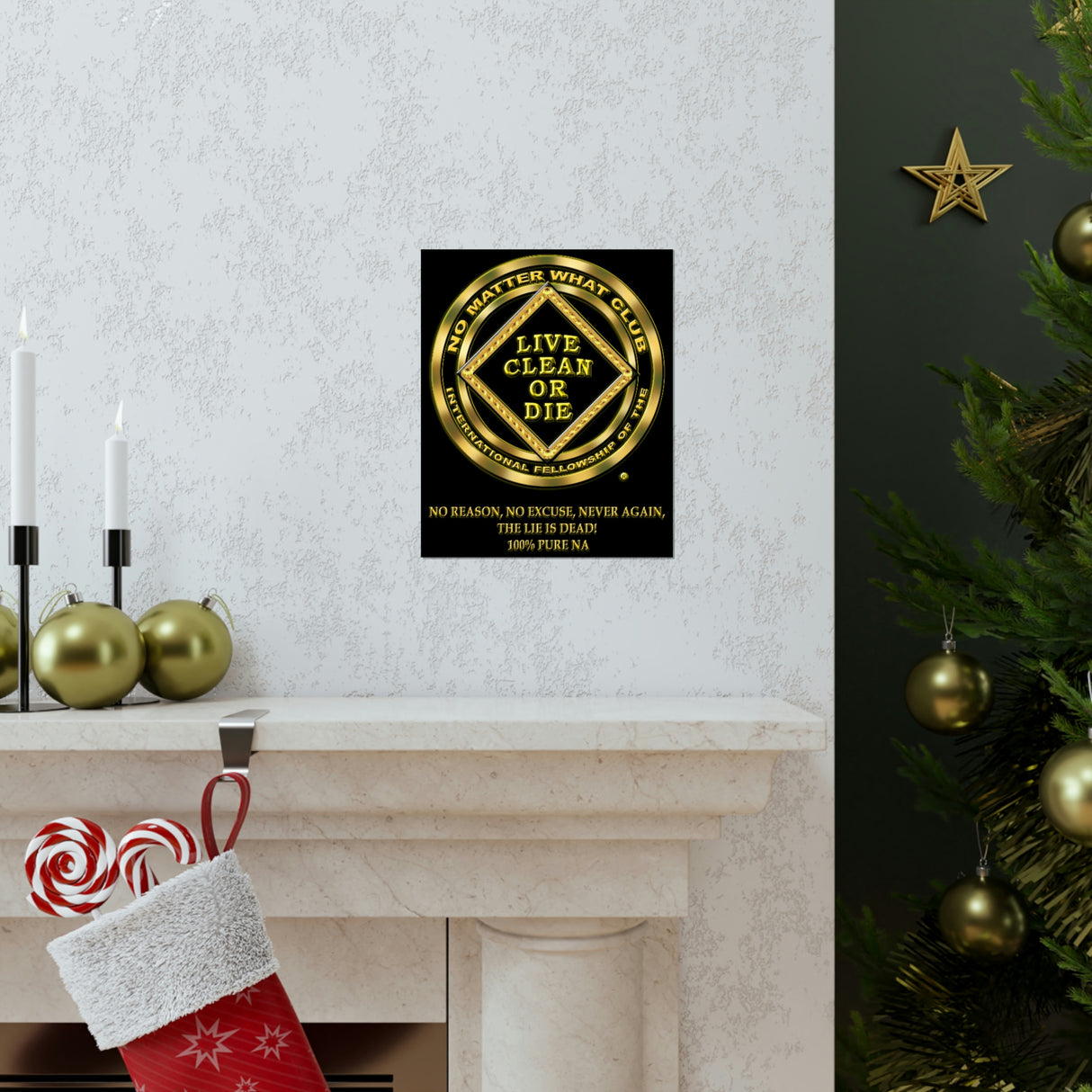 No Matter What Gold Vertical Posters