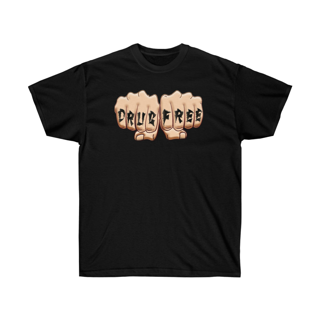 Drug Free Fist dtg Tee