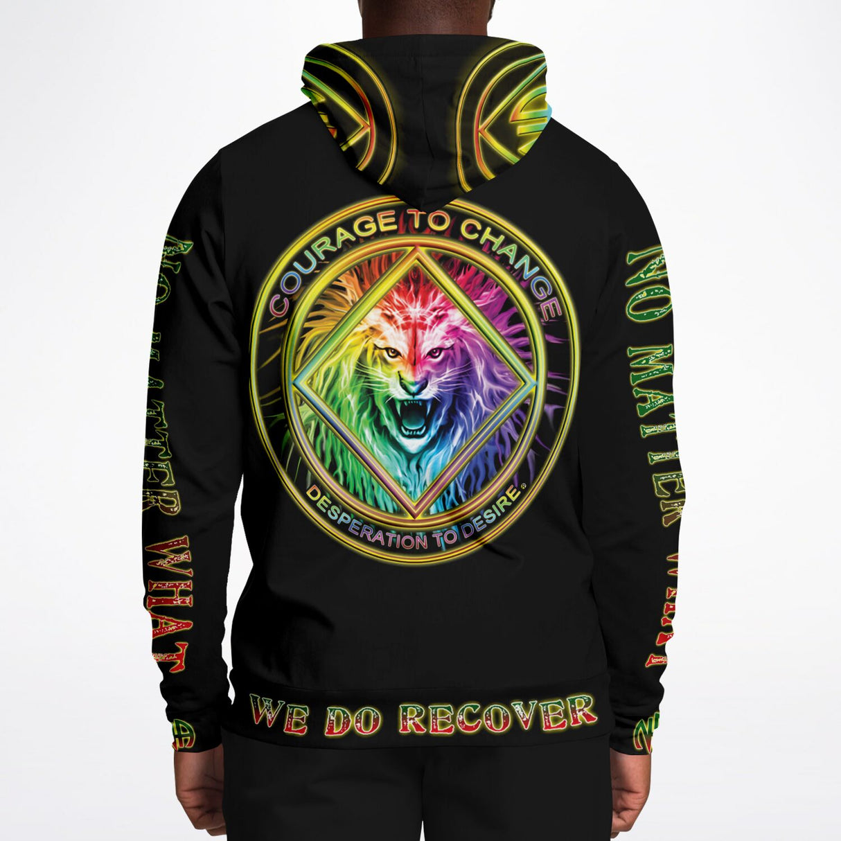 Courage To Change V.1 AOP Hoodie