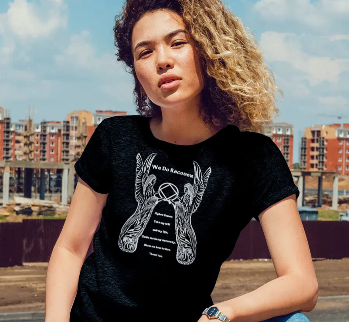 ldTs- 3rd Step Angel - Ladies T's