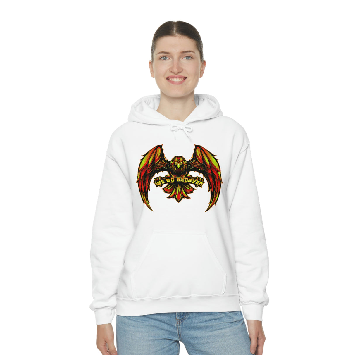 We Do Recover Eagle dtg Hoodie