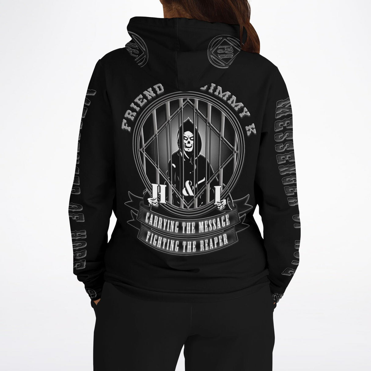 Fighting The Reaper AOP Hoodie