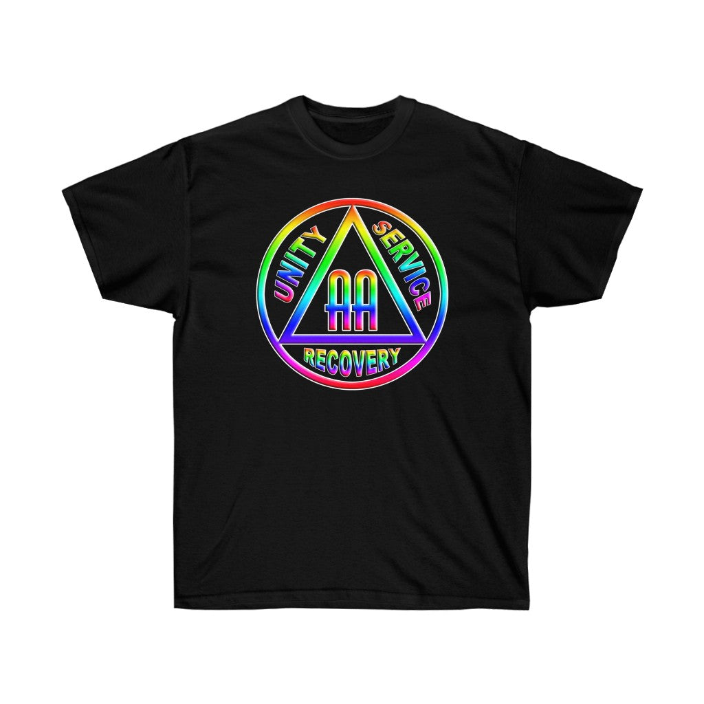 Double AA Rainbow Symbol AA dtg Tee