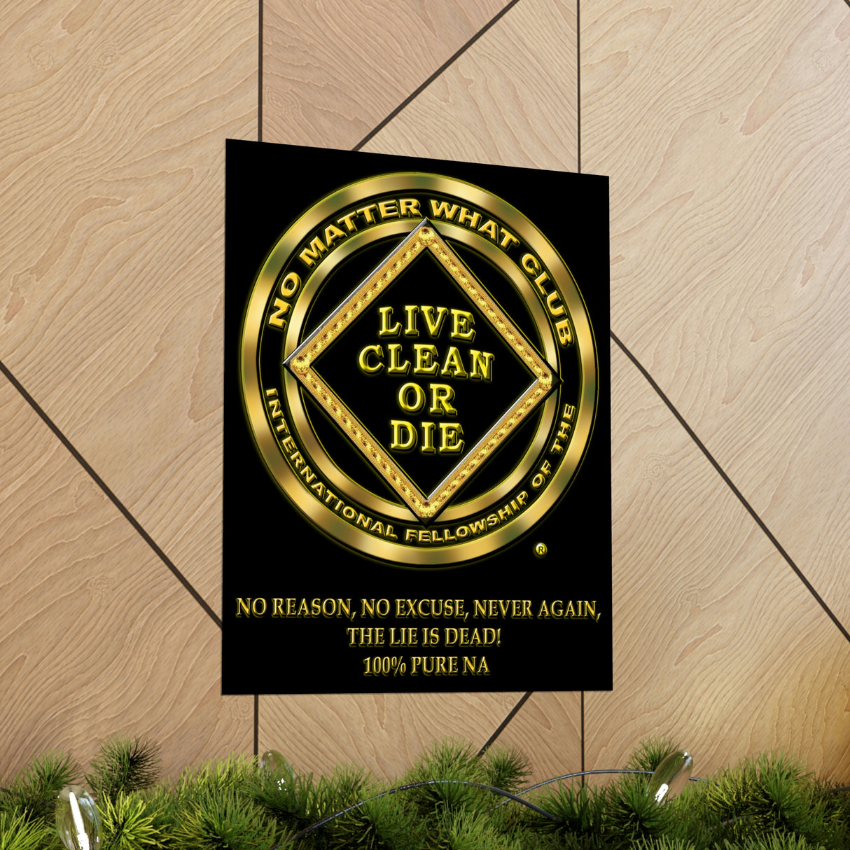 No Matter What Gold Vertical Posters