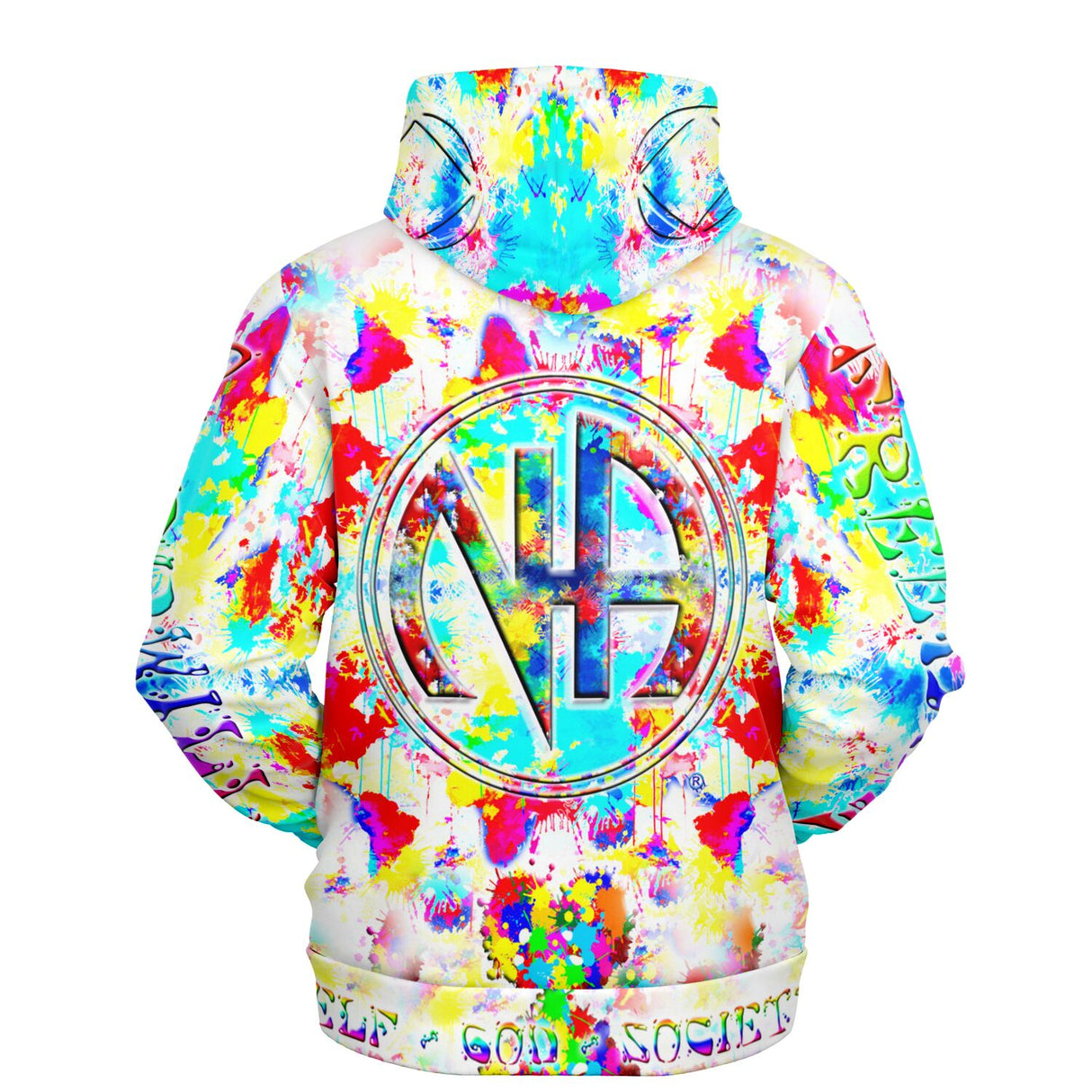 Splattered Symbol AOP Hoodie