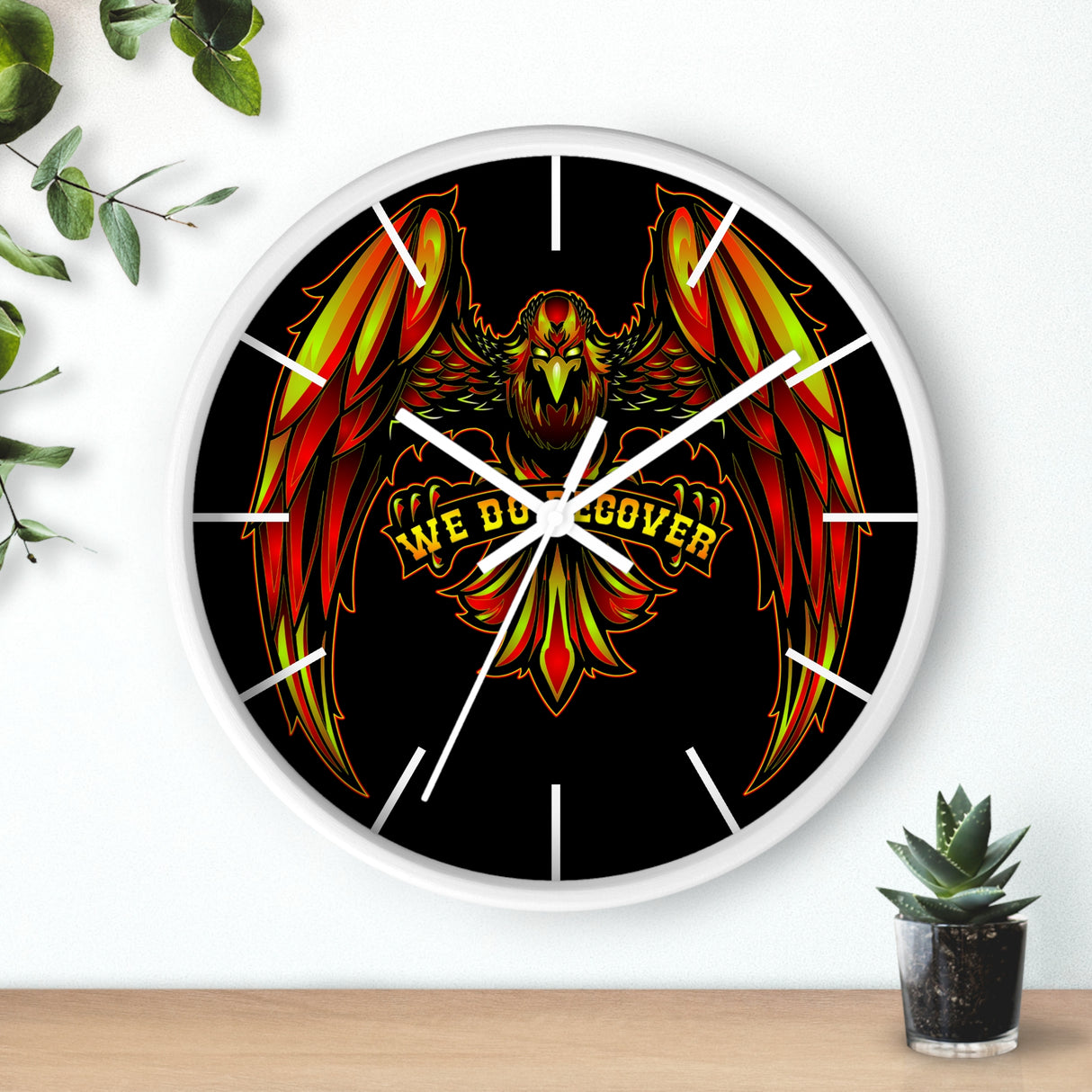 We Recover Eagle Wall clock