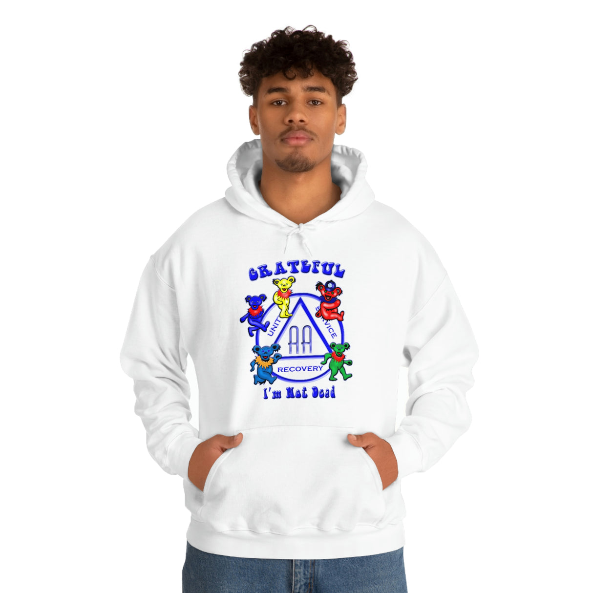 AA GRATEFUL I'M NOT DEAD Hooded Sweatshirt