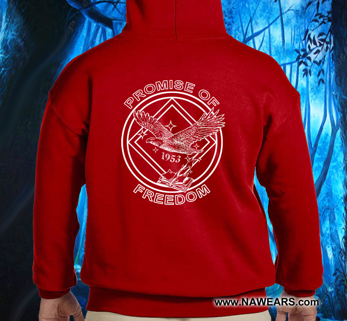 Hoodie - Promise Of Freedom Red